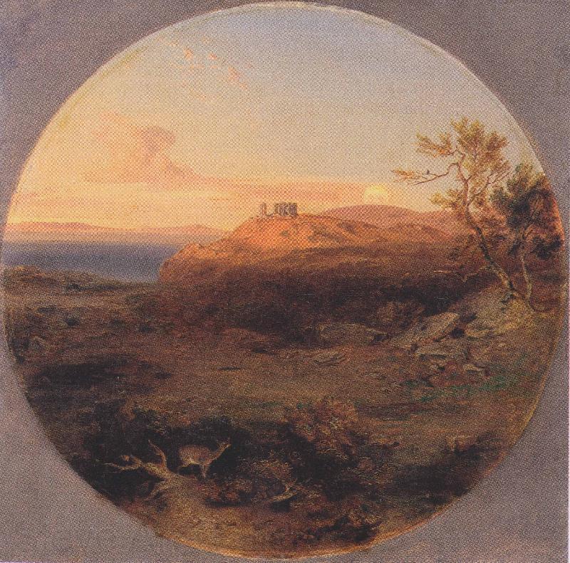Carl Rottmann Landscape on the island of Aegina Norge oil painting art